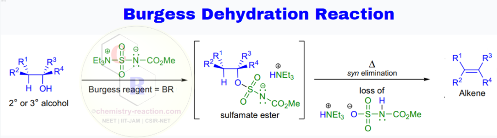 Burgess Reagent Mechanism Burgess Dehydration Reaction